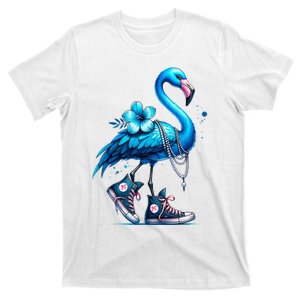 Flamingo Chucks And Pearls Comma La Kamala 2024 T-Shirt