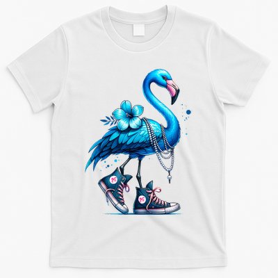 Flamingo Chucks And Pearls Comma La Kamala 2024 T-Shirt