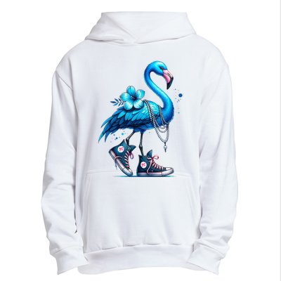 Flamingo Chucks And Pearls Comma La Kamala 2024 Urban Pullover Hoodie