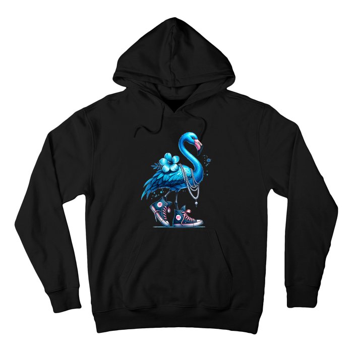 Flamingo Chucks And Pearls Comma La Kamala 2024 Hoodie