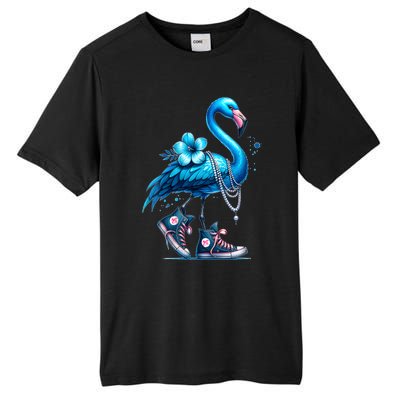 Flamingo Chucks And Pearls Comma La Kamala 2024 Tall Fusion ChromaSoft Performance T-Shirt