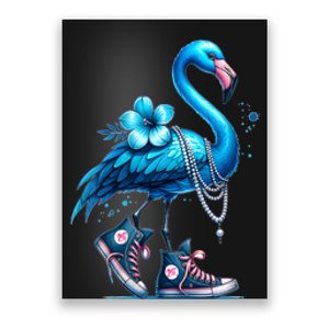 Flamingo Chucks And Pearls Comma La Kamala 2024 Poster