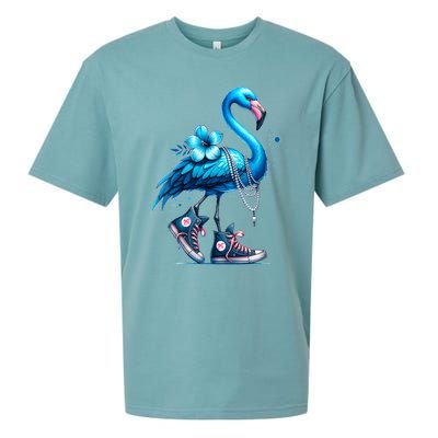 Flamingo Chucks And Pearls Comma La Kamala 2024 Sueded Cloud Jersey T-Shirt