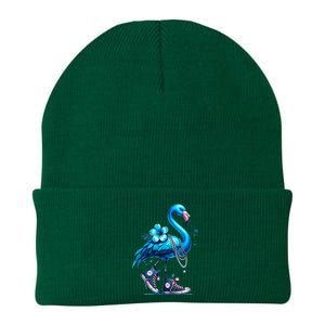 Flamingo Chucks And Pearls Comma La Kamala 2024 Knit Cap Winter Beanie