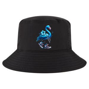 Flamingo Chucks And Pearls Comma La Kamala 2024 Cool Comfort Performance Bucket Hat