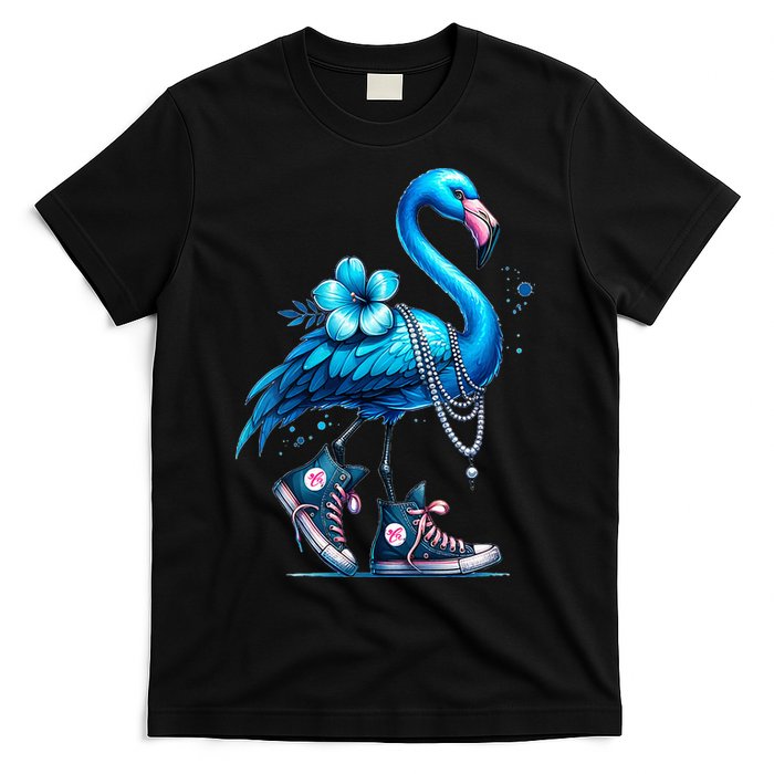 Flamingo Chucks And Pearls Comma La Kamala 2024 T-Shirt