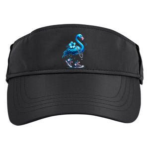 Flamingo Chucks And Pearls Comma La Kamala 2024 Adult Drive Performance Visor