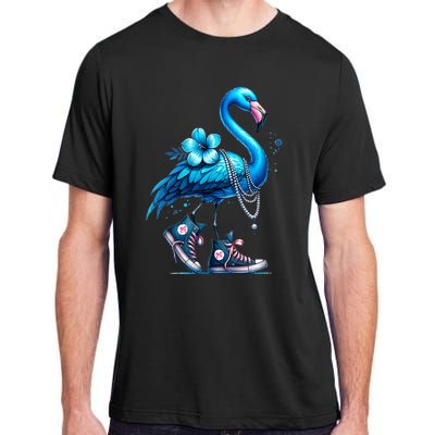 Flamingo Chucks And Pearls Comma La Kamala 2024 Adult ChromaSoft Performance T-Shirt