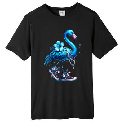 Flamingo Chucks And Pearls Comma La Kamala 2024 Tall Fusion ChromaSoft Performance T-Shirt