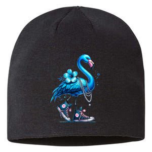 Flamingo Chucks And Pearls Comma La Kamala 2024 Sustainable Beanie