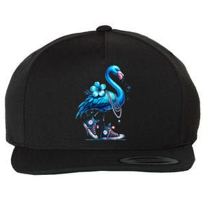 Flamingo Chucks And Pearls Comma La Kamala 2024 Wool Snapback Cap