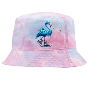 Flamingo Chucks And Pearls Comma La Kamala 2024 Tie-Dyed Bucket Hat