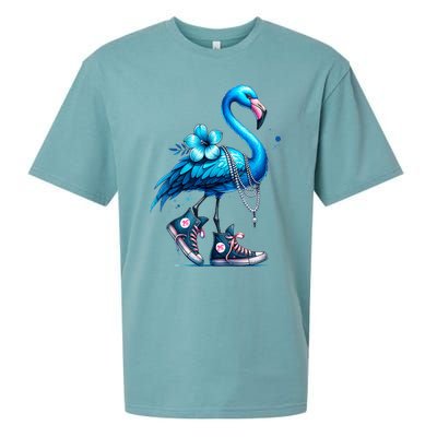 Flamingo Chucks And Pearls Comma La Kamala 2024 Sueded Cloud Jersey T-Shirt