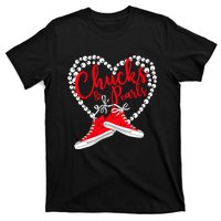 Funny Chucks And Pearls Im With Her Kamala 2024 Gift T-Shirt