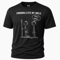 Funny Cannibals Ate My Uncle Political Cooling Performance Crew T-Shirt