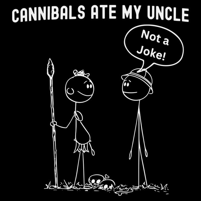 Funny Cannibals Ate My Uncle Political Flat Bill Trucker Hat