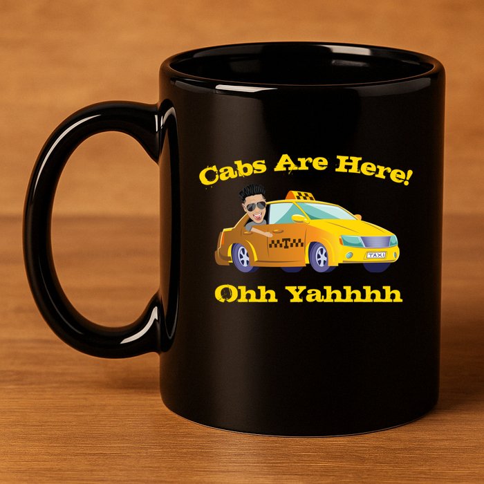 Funny Cabs Are Here With Dj Pauly D From The Jersey Shore Ohh Yahhh 11oz C Handle Ceramic Mug