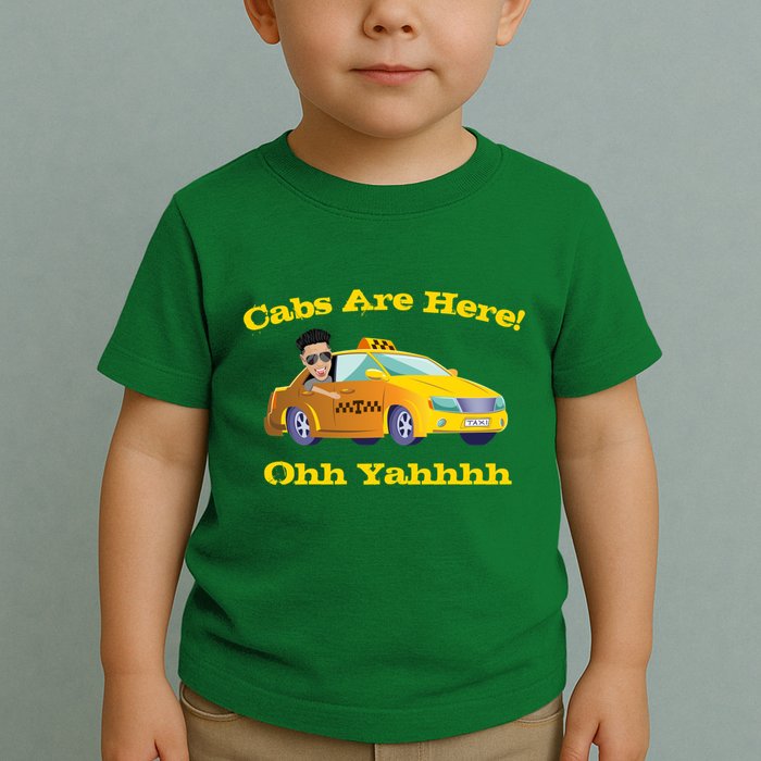 Funny Cabs Are Here With Dj Pauly D From The Jersey Shore Ohh Yahhh Toddler T-Shirt