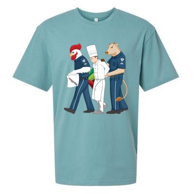 Funny Chef Accused Of Murder Restaurant Cook Kitchen Worker Sueded Cloud Jersey T-Shirt