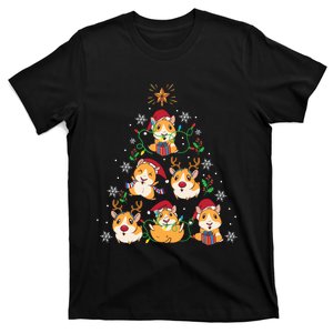 Funny Christmas Animal Guinea Pigs Xmas Tree Holiday Gifts T-Shirt