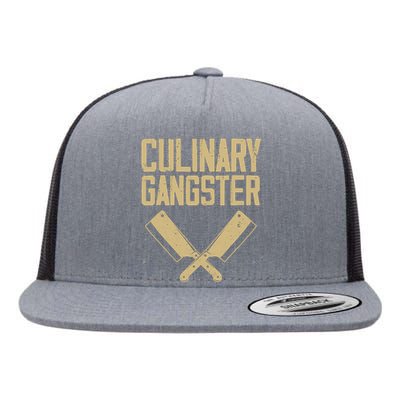 Funny Chef Art Restaurant Kitchen Food Cooking Flat Bill Trucker Hat