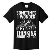 Funny Cycling Art For Men Women Kids Bike Rider Track Racing Kids T-Shirt