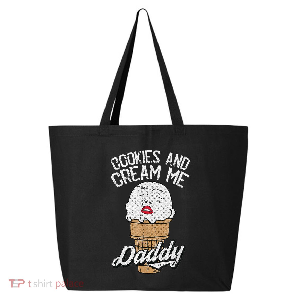 Funny Cookies And Cream Me Halloween Daddy Lazy Humor Horror 25L Jumbo Tote