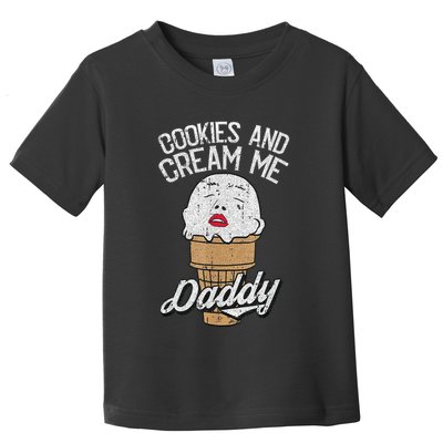 Funny Cookies And Cream Me Halloween Daddy Lazy Humor Horror Toddler T-Shirt
