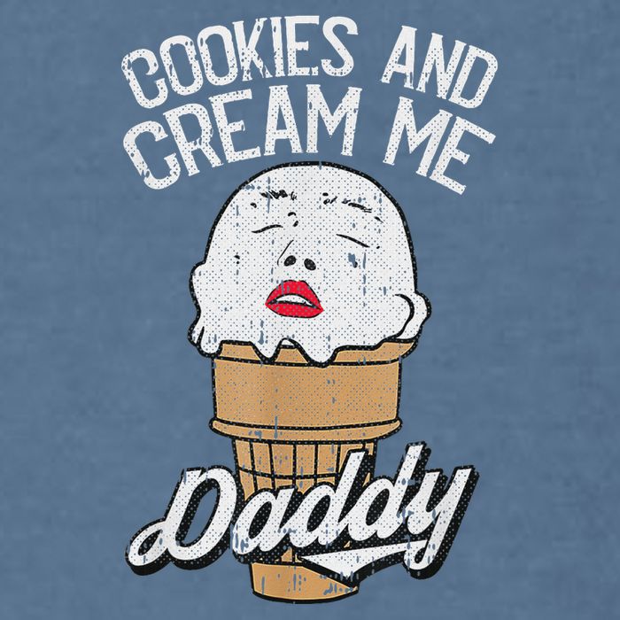 Funny Cookies And Cream Me Halloween Daddy Lazy Humor Horror Garment-Dyed Sweatshirt