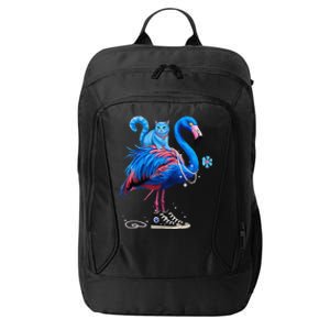 Flamingo Chucks And Pearls Cat Ladies Kamala 2024 City Backpack