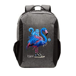 Flamingo Chucks And Pearls Cat Ladies Kamala 2024 Vector Backpack