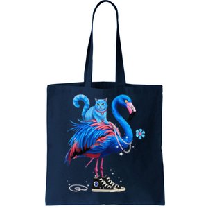 Flamingo Chucks And Pearls Cat Ladies Kamala 2024 Tote Bag