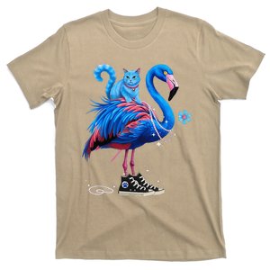 Flamingo Chucks And Pearls Cat Ladies Kamala 2024 T-Shirt