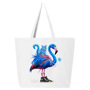 Flamingo Chucks And Pearls Cat Ladies Kamala 2024 25L Jumbo Tote