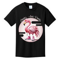 Flamingo Chucks And Pearls Comma La Kamala Kids T-Shirt