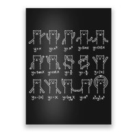 Funny Cat And Math Cat And Algebra Lover Cat Poster