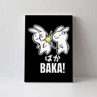 Funny Cute Anime Baka Rabbit Bunny Slap Baka Japanese Canvas