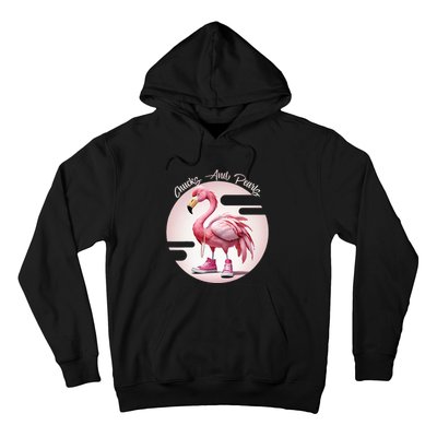 Flamingo Chucks And Pearls Comma La Kamala Hoodie