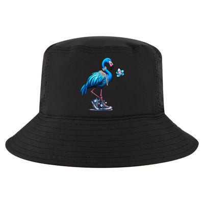 Flamingo Chucks And Pearls Comma La Kamala 2024 Cute Gift Cool Comfort Performance Bucket Hat