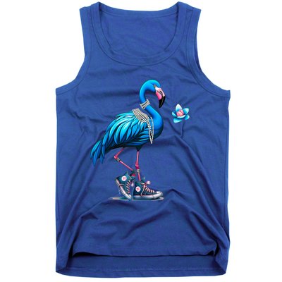 Flamingo Chucks And Pearls Comma La Kamala 2024 Cute Gift Tank Top