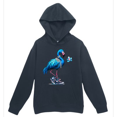 Flamingo Chucks And Pearls Comma La Kamala 2024 Cute Gift Urban Pullover Hoodie