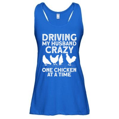 Funny Chicken Art For Mom Chicken Lady Chicken Farmer Ladies Essential Flowy Tank