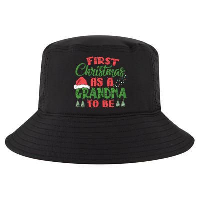 First Christmas As A Grandma To Be Gift Future Granny Xmas Gift Cool Comfort Performance Bucket Hat