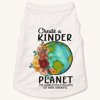 Funny Create A Kinder Planet Earth Day Doggie Tank