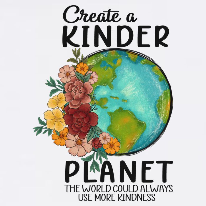 Funny Create A Kinder Planet Earth Day Flatbill Hat