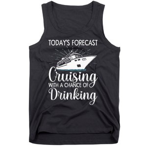 Funny Cruising Art For Cruise Ship Cruising Lovers Tank Top