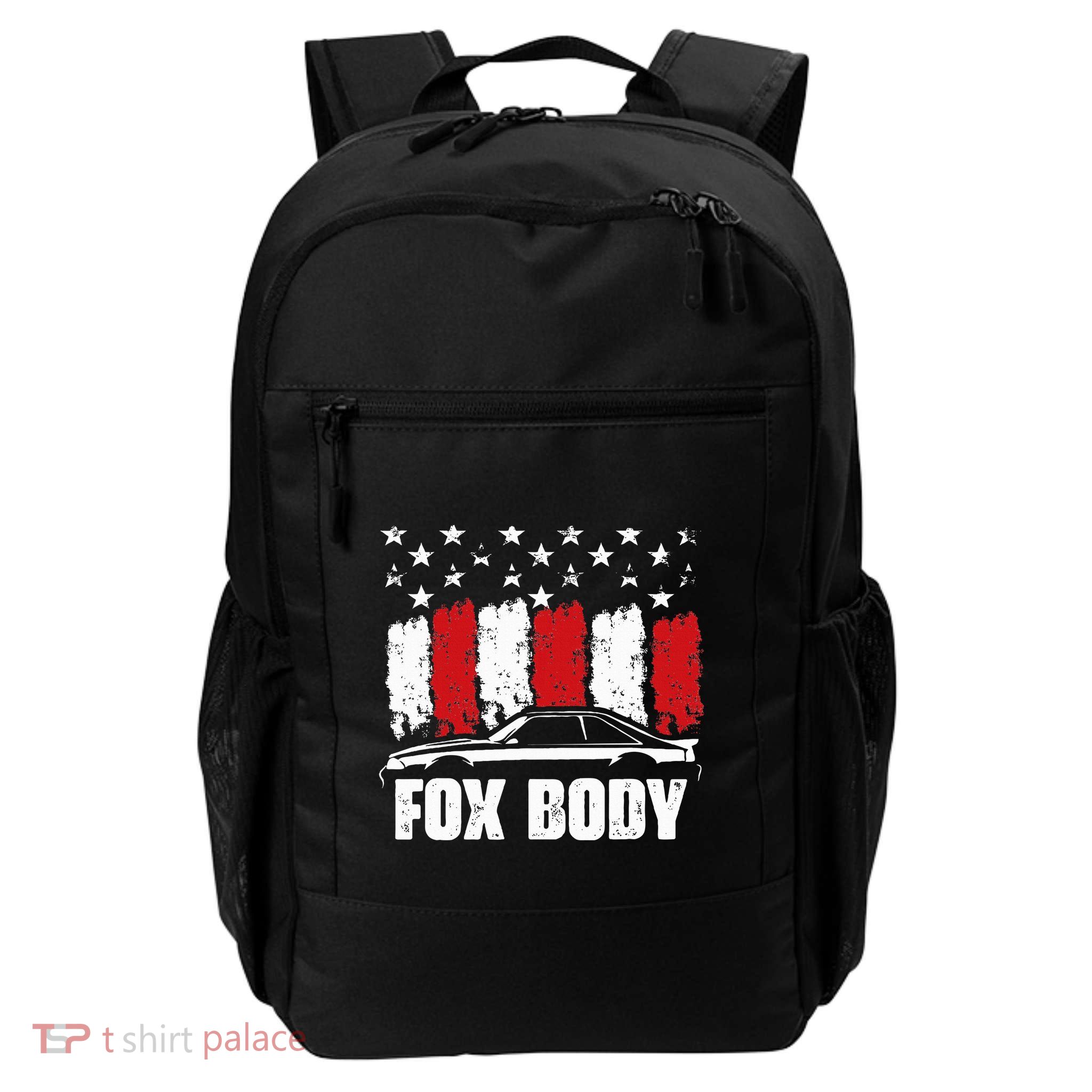 Foxbody Classic American Old Muscle Car Maximum Horsepower Daily Commute Backpack