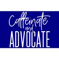 Funny Caffeinate And Advocate Meaningful Gift Best Gift Idea For Sped Meaningful Bumper Sticker