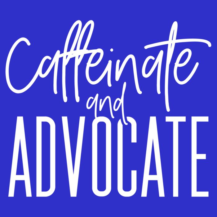 Funny Caffeinate And Advocate Meaningful Gift Best Gift Idea For Sped Meaningful 16 in Basic Backpack