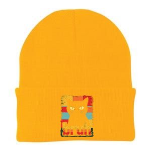 Funny Cat Bruh Meme Graphic Knit Cap Winter Beanie